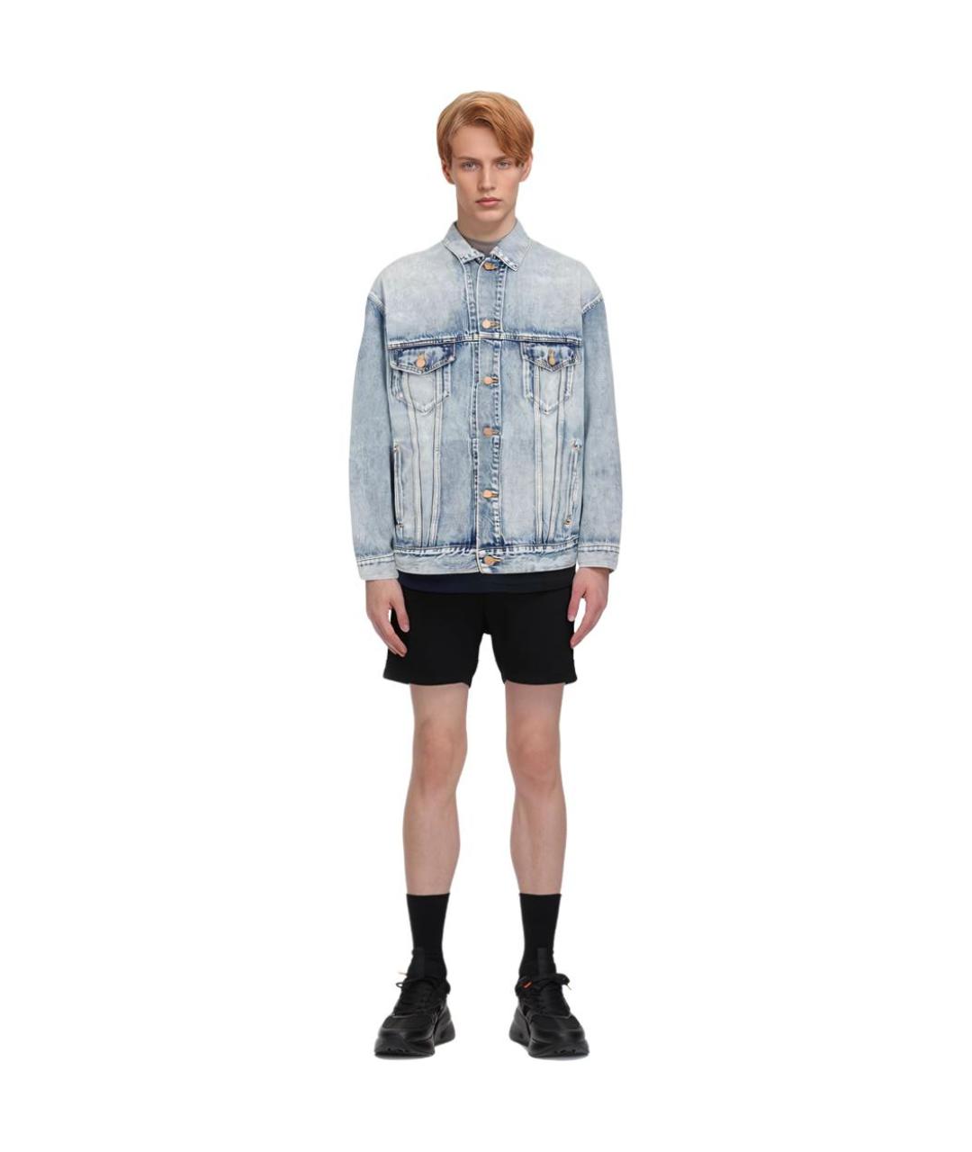 BALENCIAGA Синяя куртка, фото 9