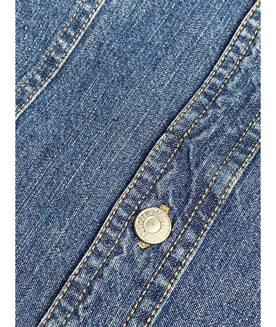 LEVI'S Синяя хлопковая кэжуал рубашка, фото 4