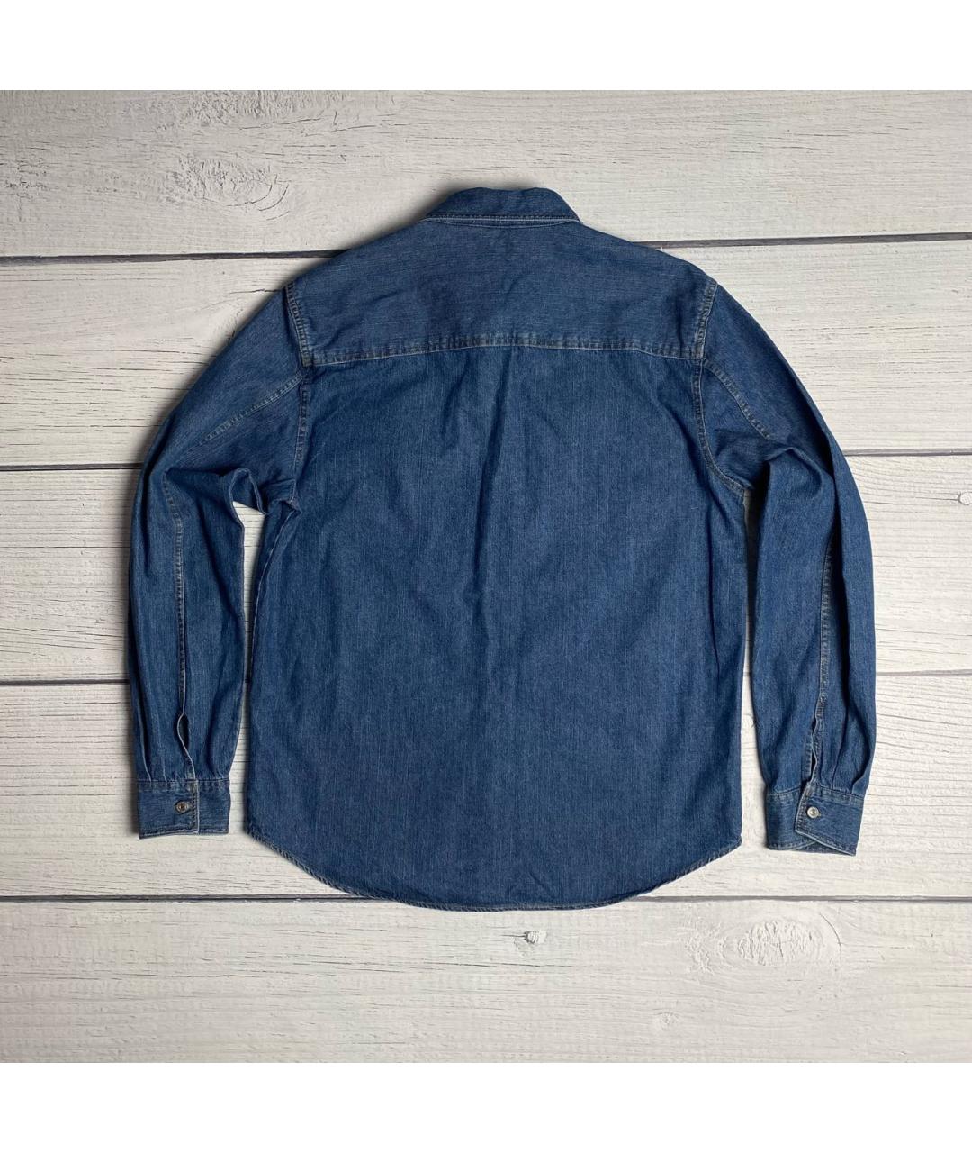 LEVI'S Синяя хлопковая кэжуал рубашка, фото 2