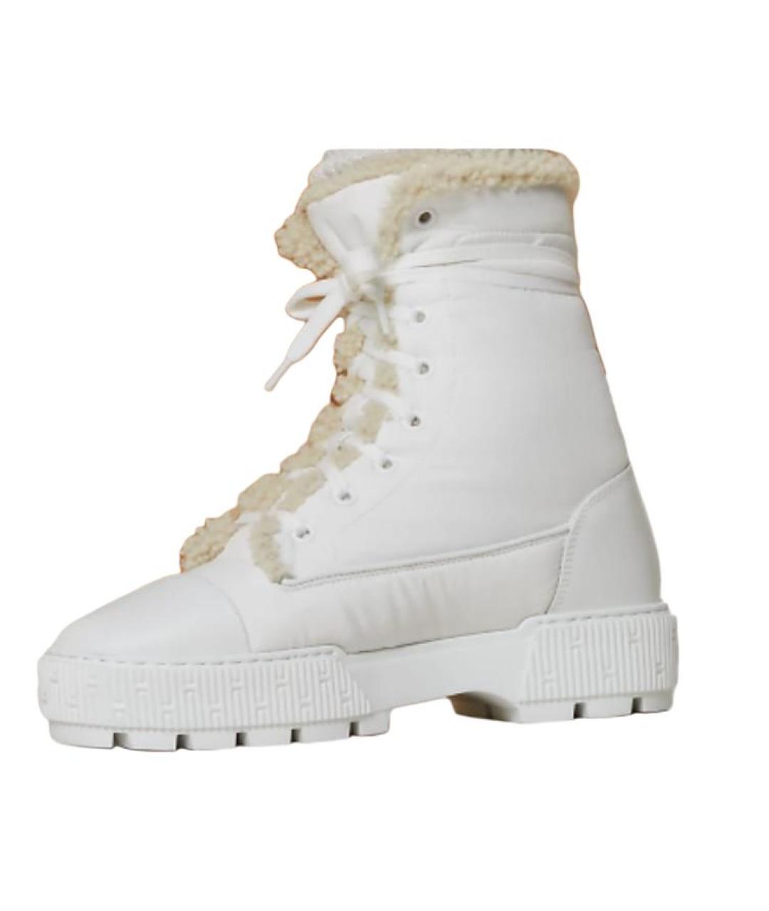 HERMES Белые ботинки, фото 2