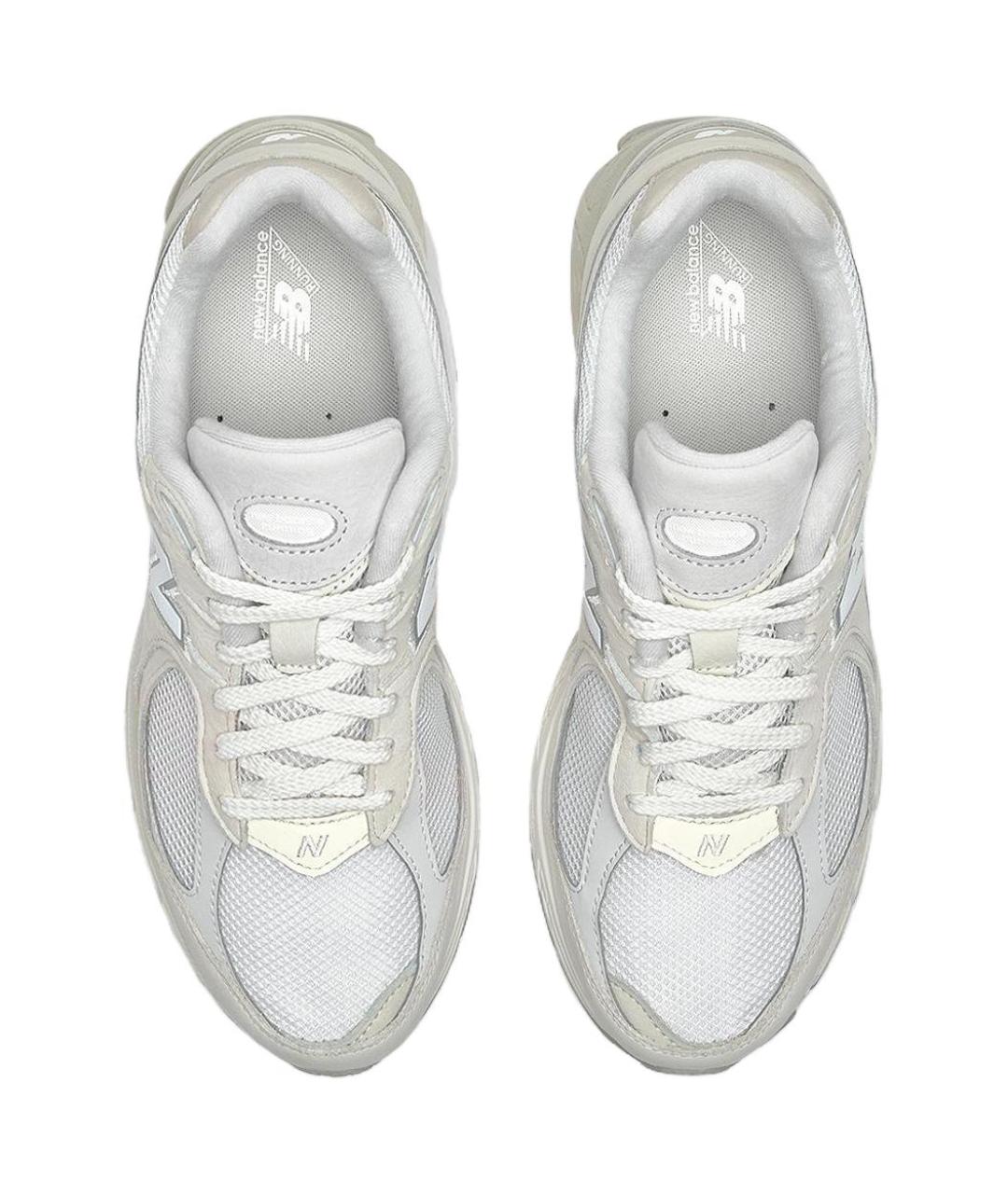 NEW BALANCE Белые замшевые кроссовки, фото 3