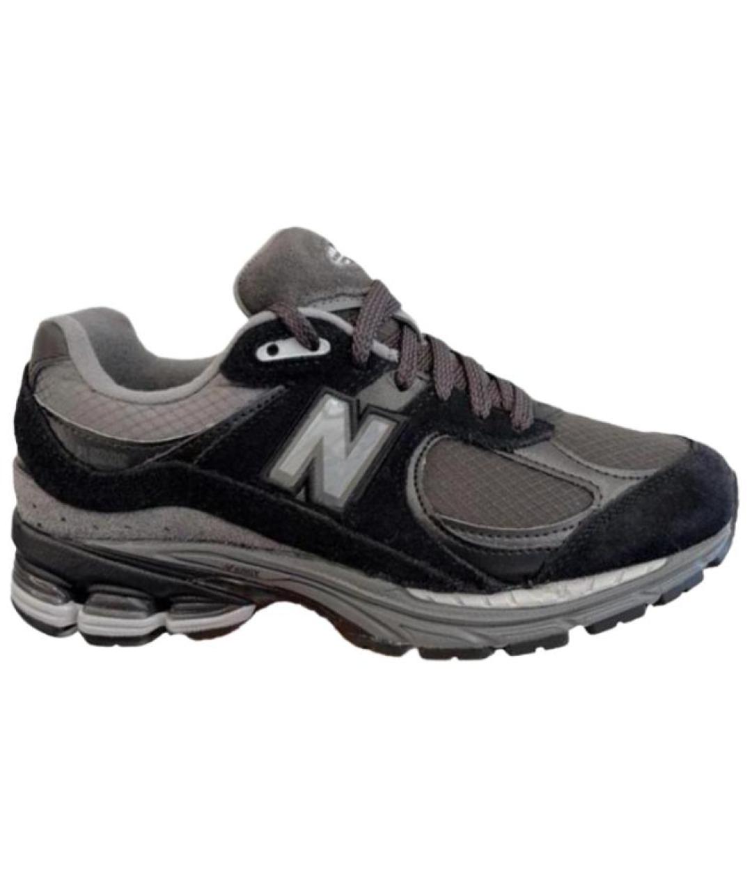 NEW BALANCE Черные замшевые кроссовки, фото 1