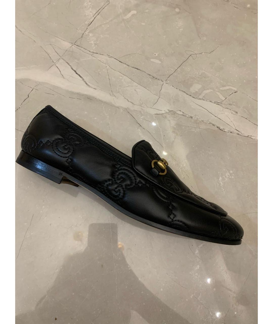 GUCCI Черные кожаные лоферы, фото 8
