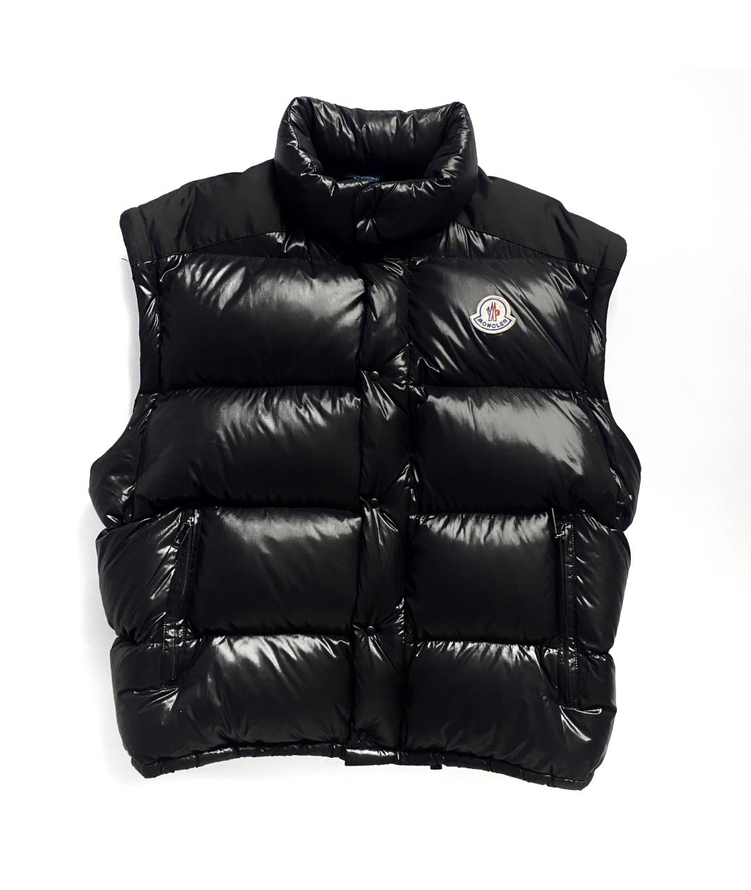 MONCLER GRENOBLE Черный полиамидовый пуховик, фото 2