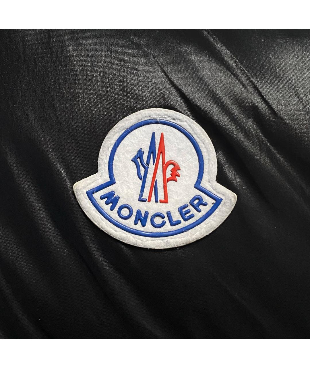 MONCLER GRENOBLE Черный полиамидовый пуховик, фото 7