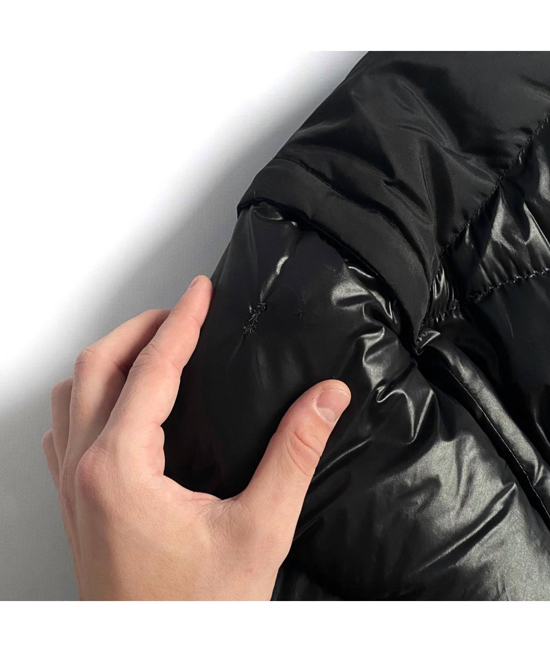 MONCLER GRENOBLE Черный полиамидовый пуховик, фото 9