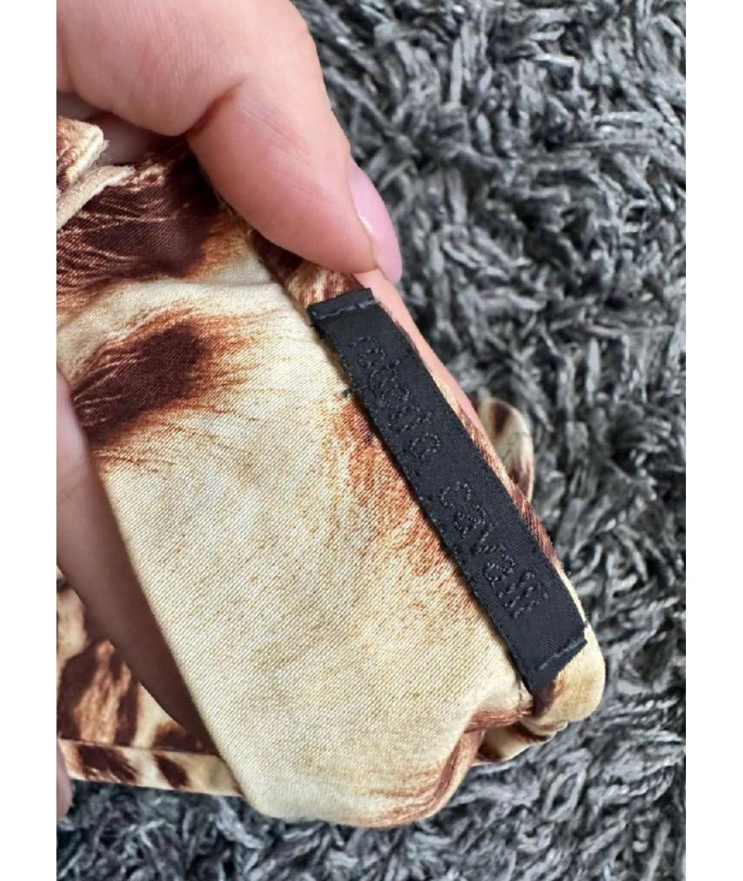 ROBERTO CAVALLI Бежевая кепка, фото 5