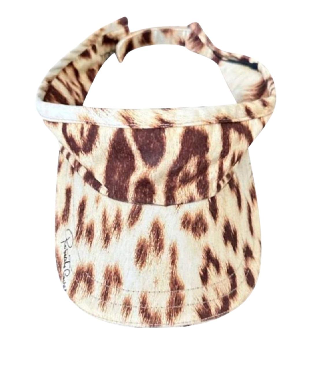 ROBERTO CAVALLI Бежевая кепка, фото 1