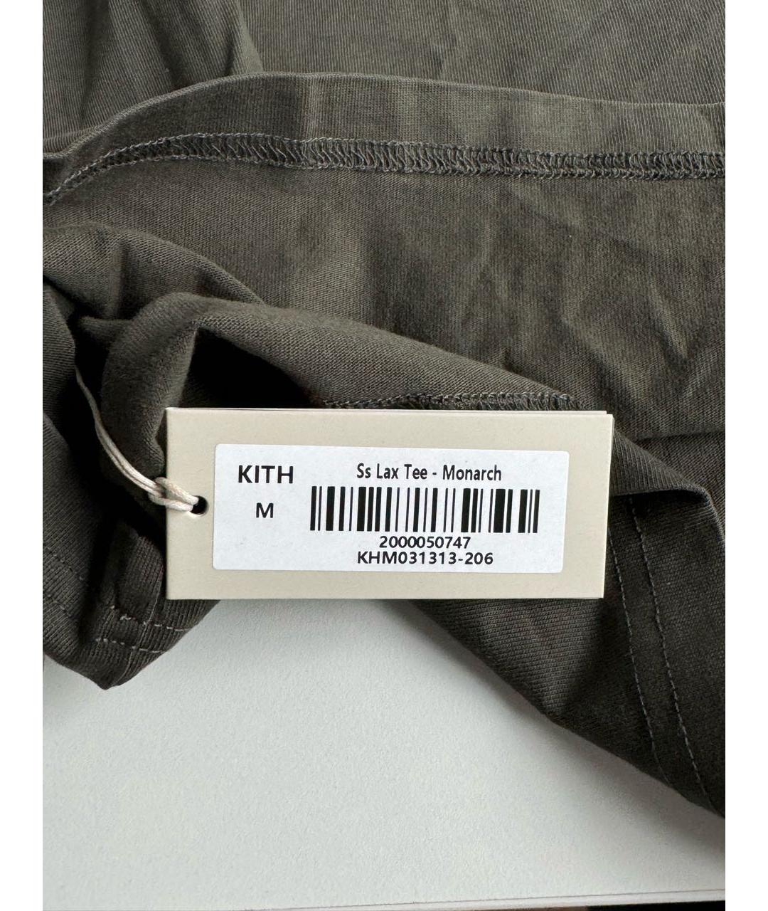 KITH Зеленая хлопковая футболка, фото 3