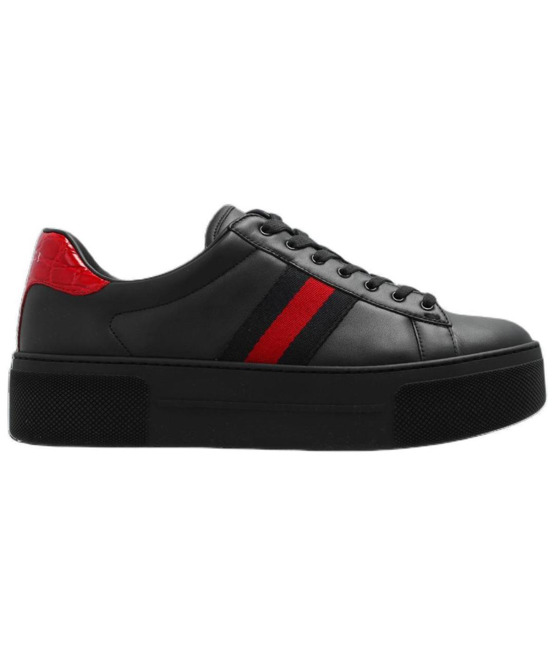 GUCCI Черные кроссовки, фото 1