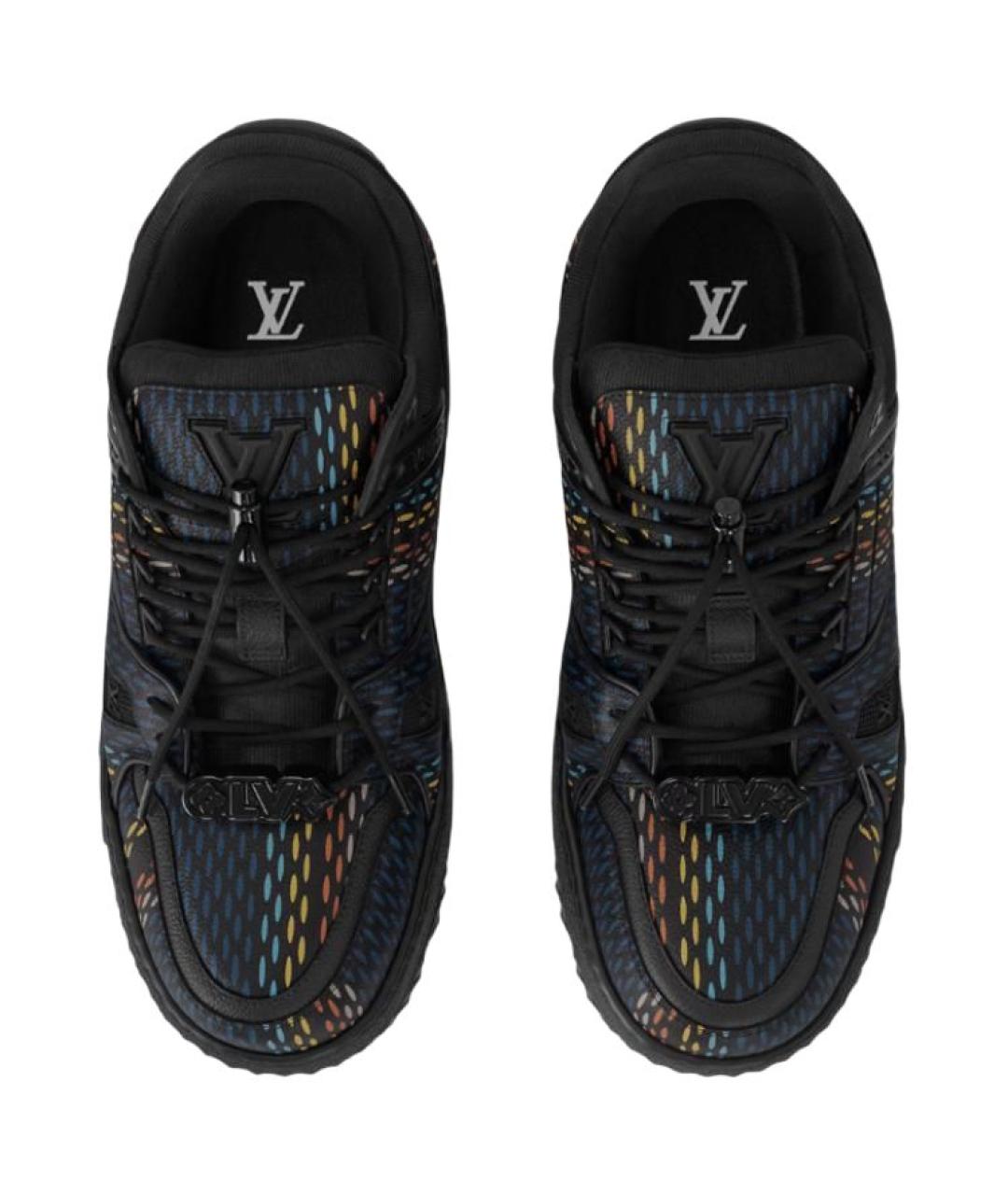 LOUIS VUITTON Мульти кожаные высокие кроссовки / кеды, фото 4