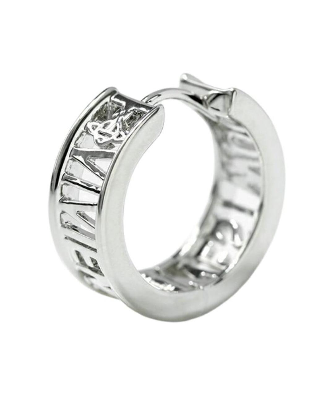 VIVIENNE WESTWOOD Серебряные металлические серьги, фото 1