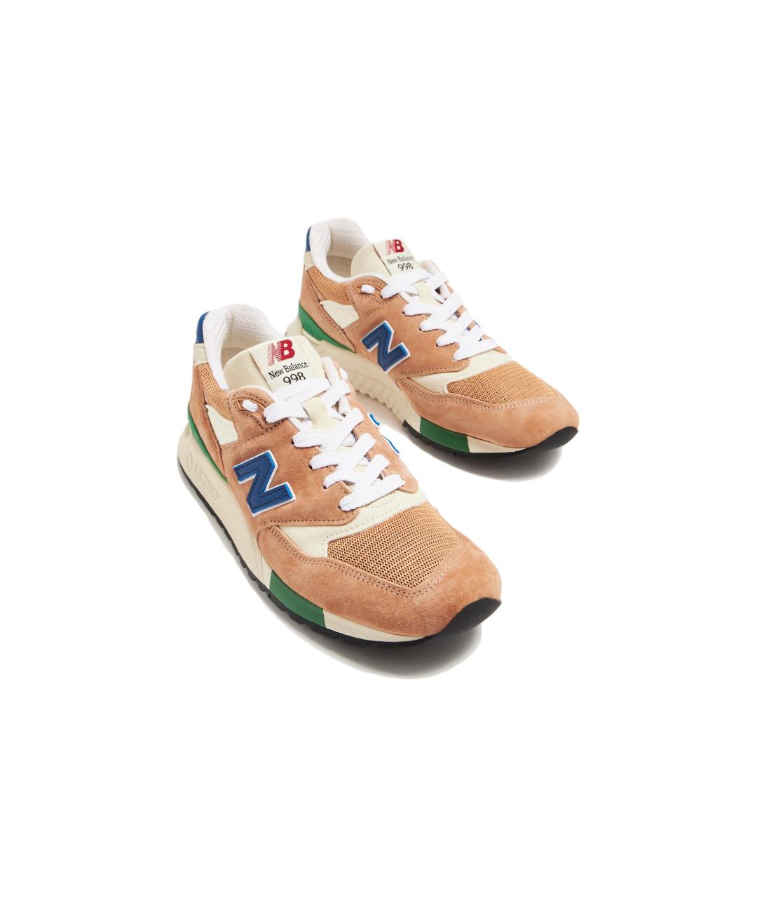 NEW BALANCE Коричневые низкие кроссовки / кеды, фото 4