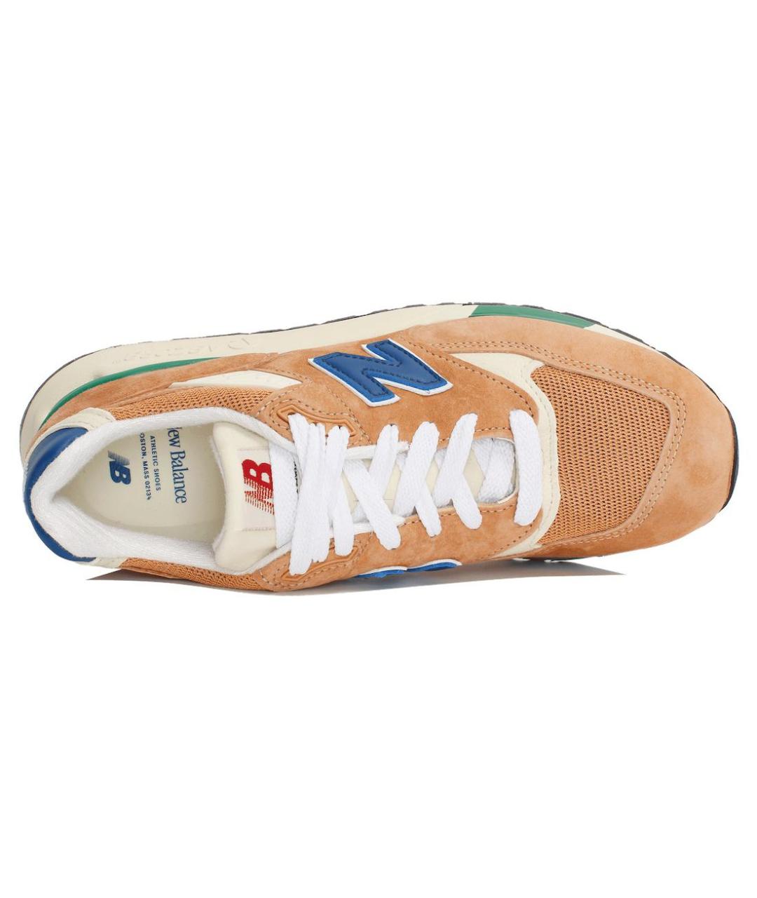 NEW BALANCE Коричневые низкие кроссовки / кеды, фото 3