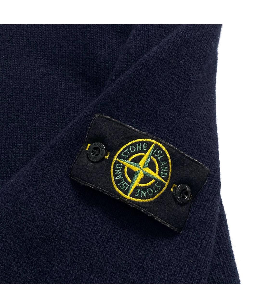 STONE ISLAND Синий шерстяной джемпер / свитер, фото 7