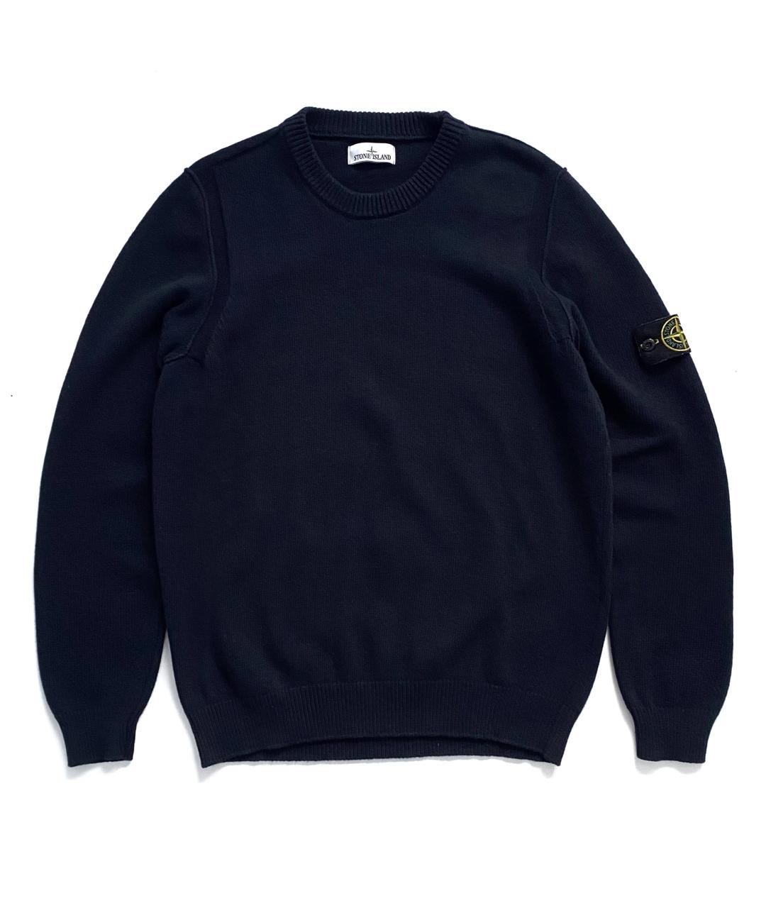 STONE ISLAND Синий шерстяной джемпер / свитер, фото 8