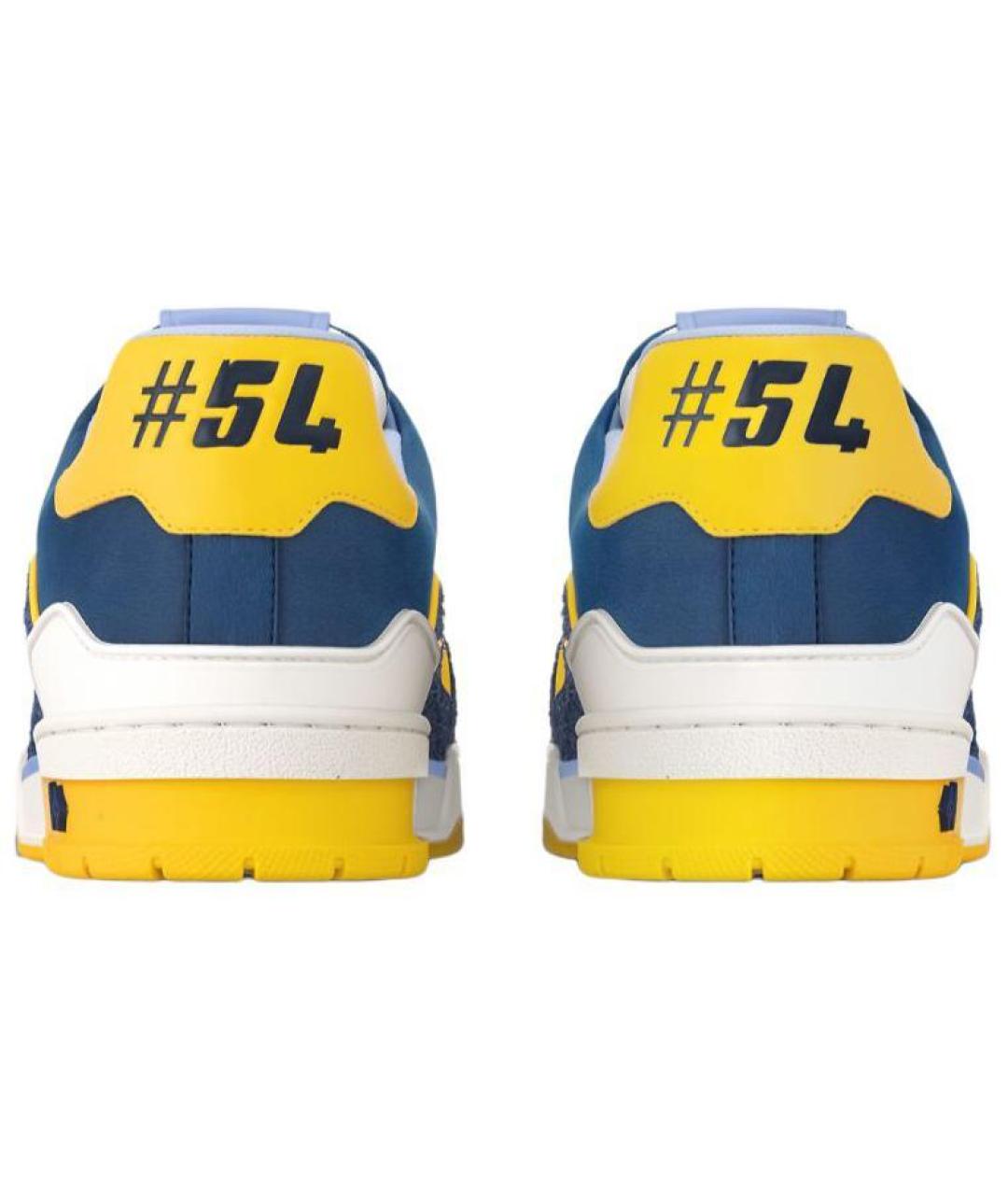 LOUIS VUITTON Мульти замшевые высокие кроссовки / кеды, фото 5