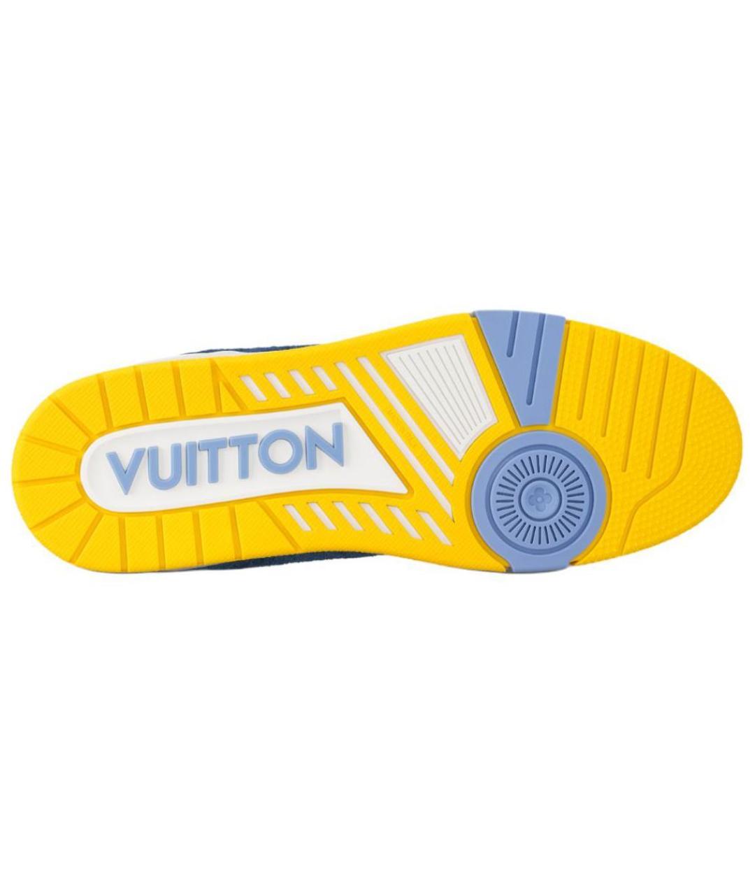 LOUIS VUITTON Мульти замшевые высокие кроссовки / кеды, фото 6