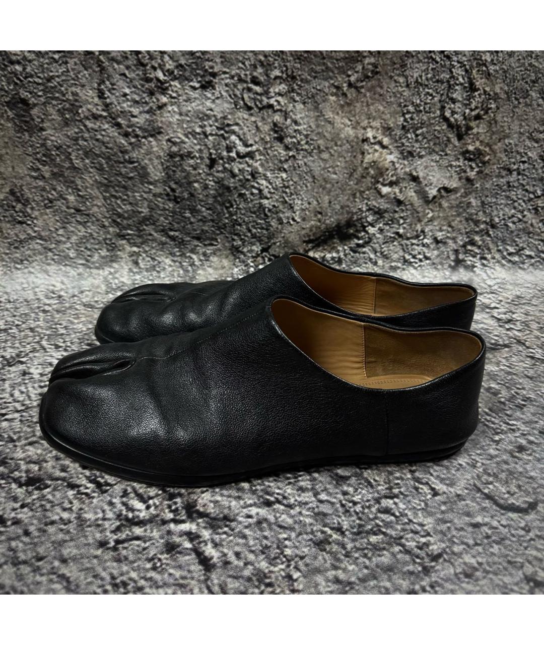 MAISON MARGIELA Черные кожаные лоферы, фото 7