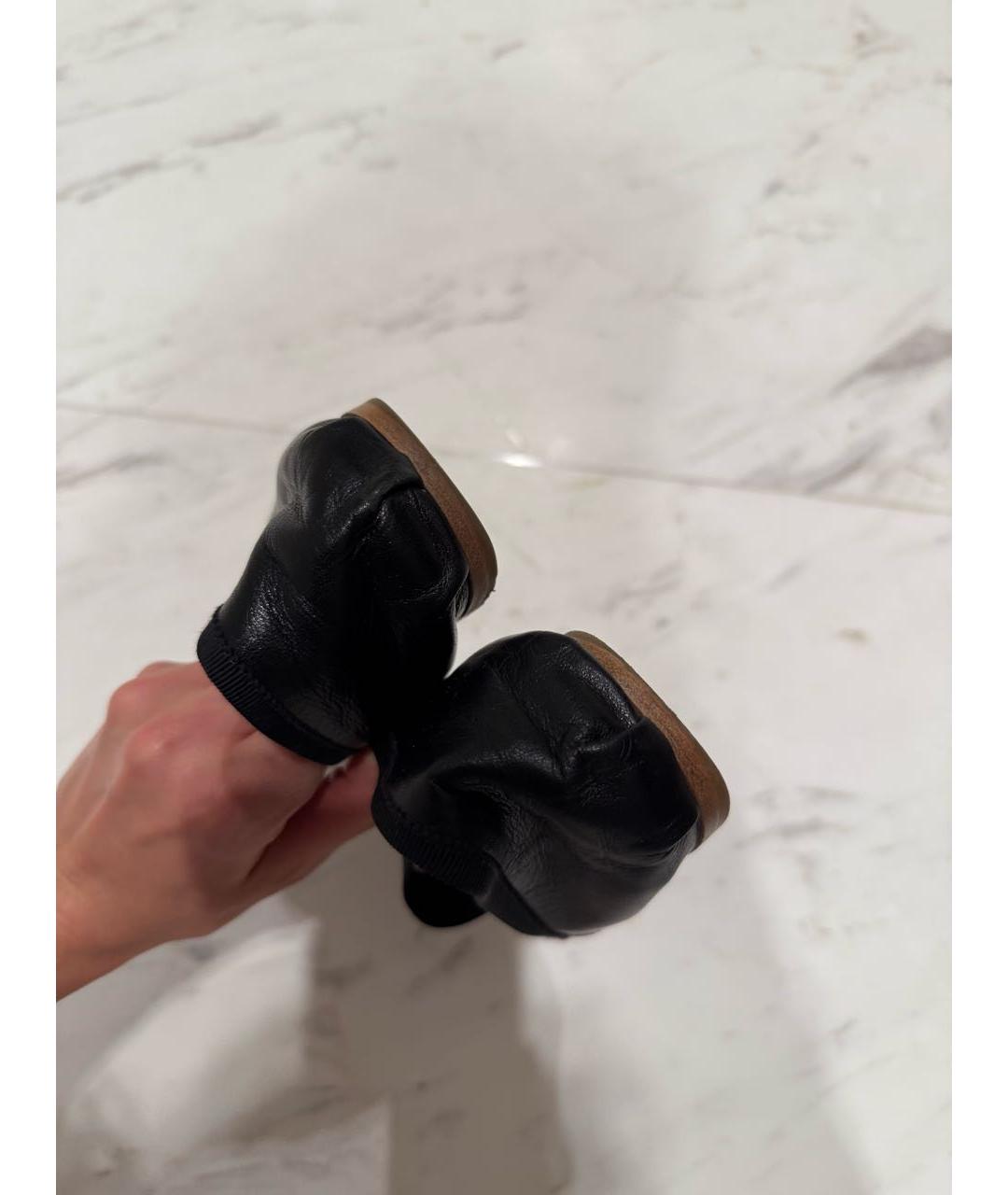 MIU MIU Черные кожаные балетки, фото 6