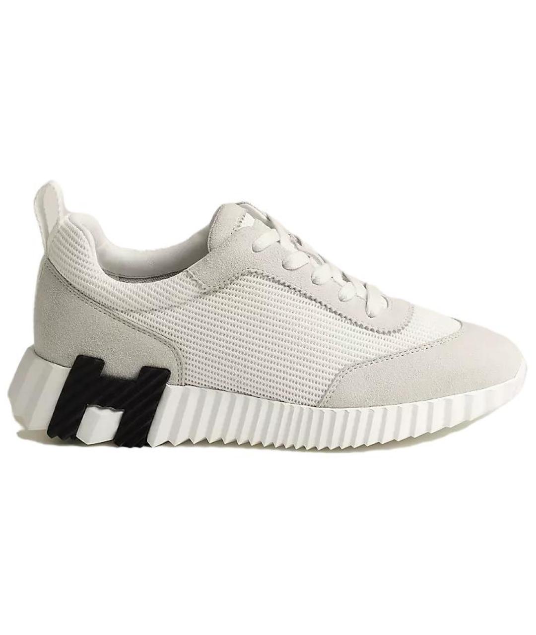 HERMES Белые кроссовки, фото 1