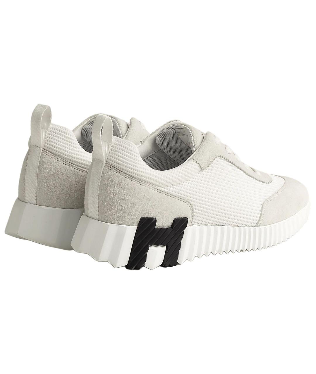 HERMES Белые кроссовки, фото 4