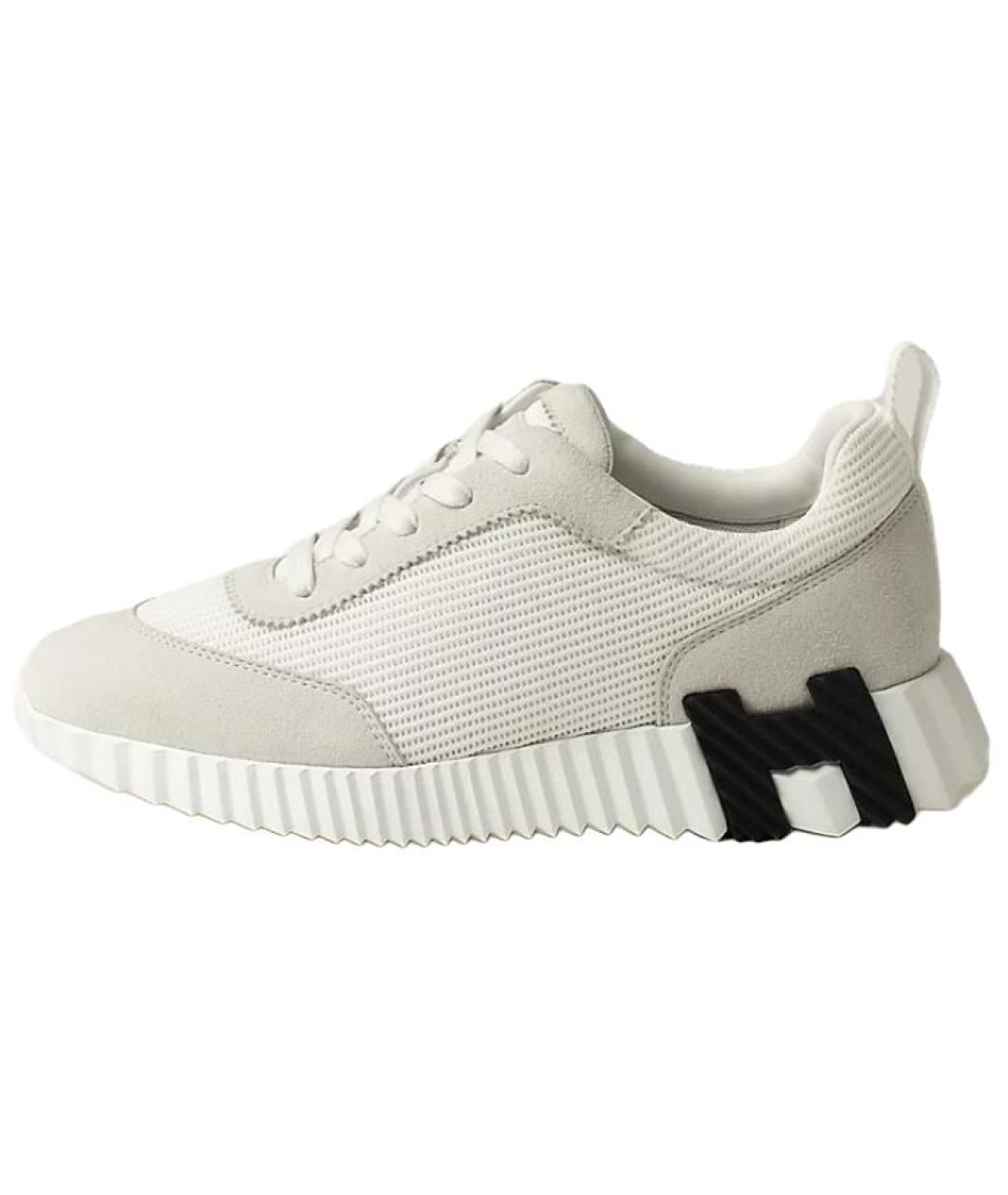 HERMES Белые кроссовки, фото 2