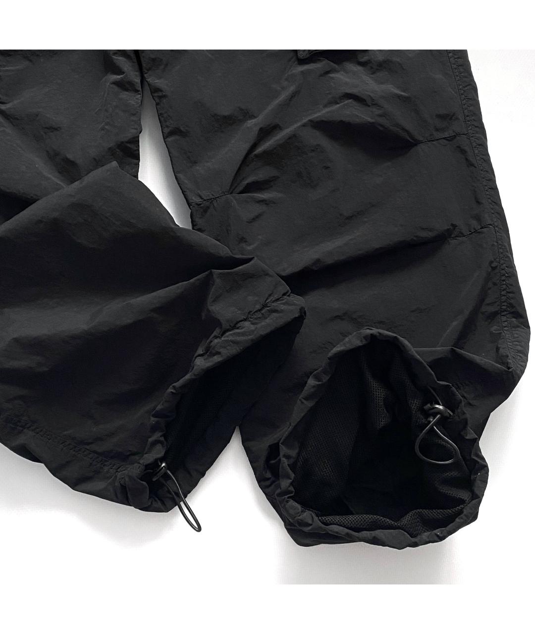 CP COMPANY Черные полиамидовые повседневные брюки, фото 4