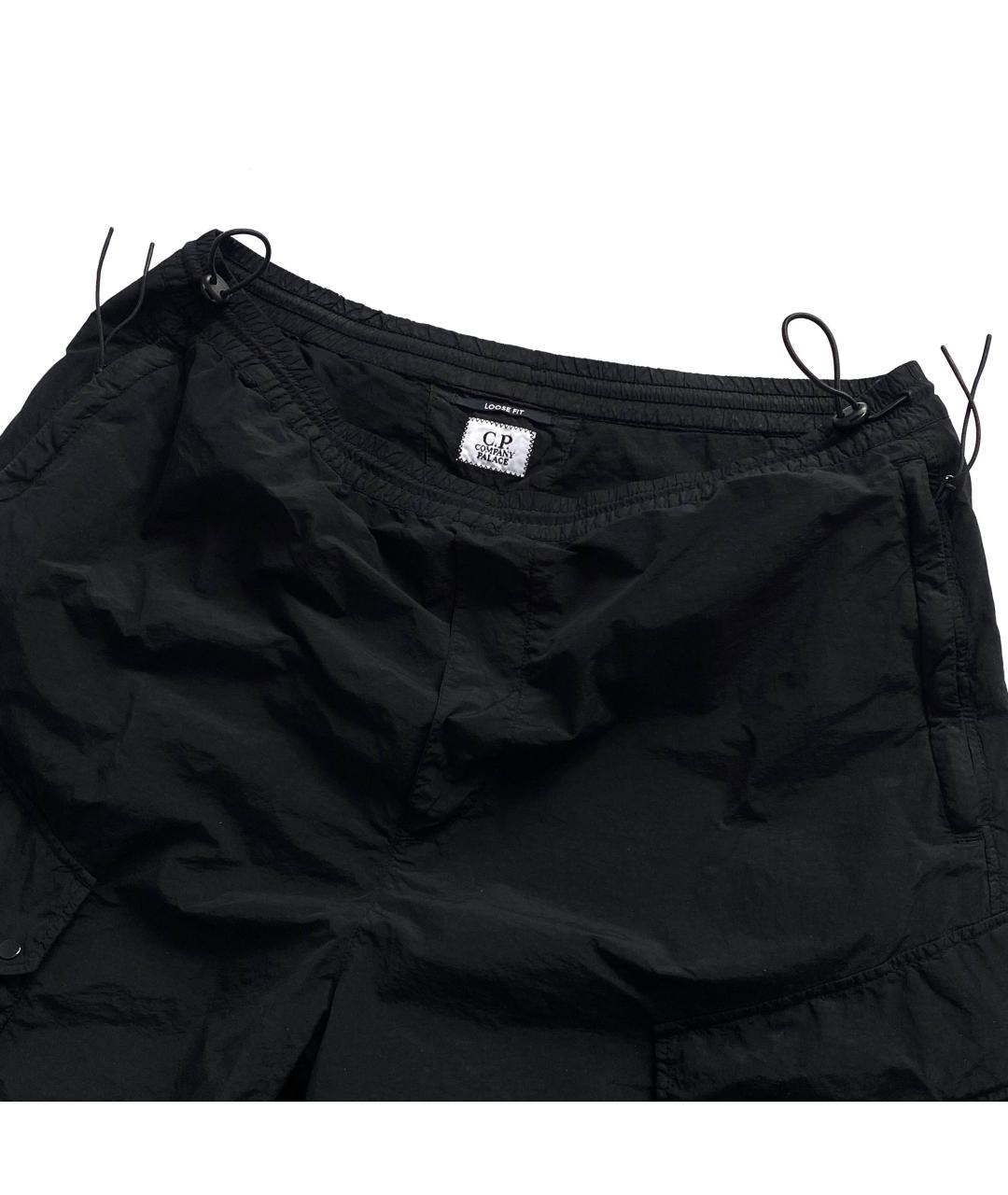 CP COMPANY Черные полиамидовые повседневные брюки, фото 5