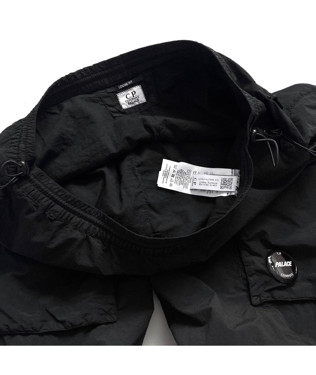 CP COMPANY Черные полиамидовые повседневные брюки, фото 6