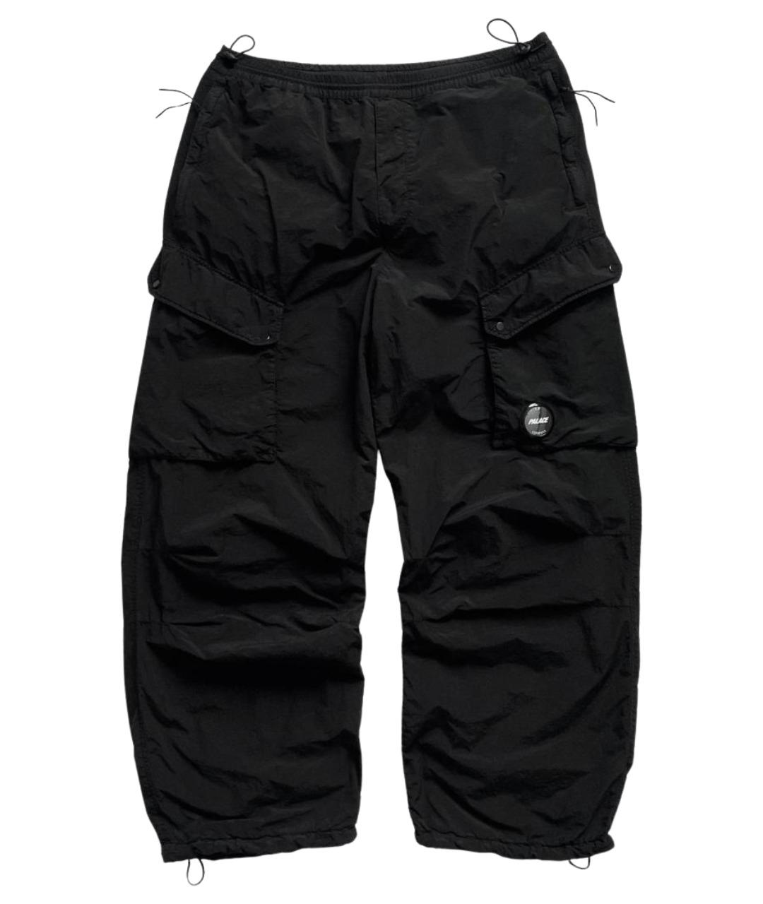 CP COMPANY Черные полиамидовые повседневные брюки, фото 1