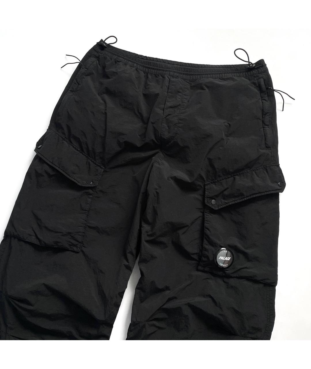 CP COMPANY Черные полиамидовые повседневные брюки, фото 2