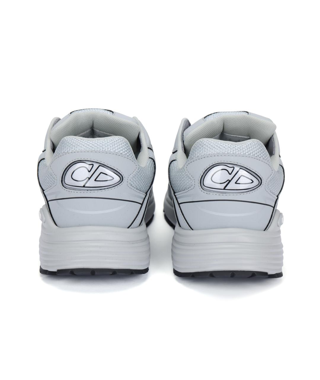 CHRISTIAN DIOR Белые кожаные высокие кроссовки / кеды, фото 4