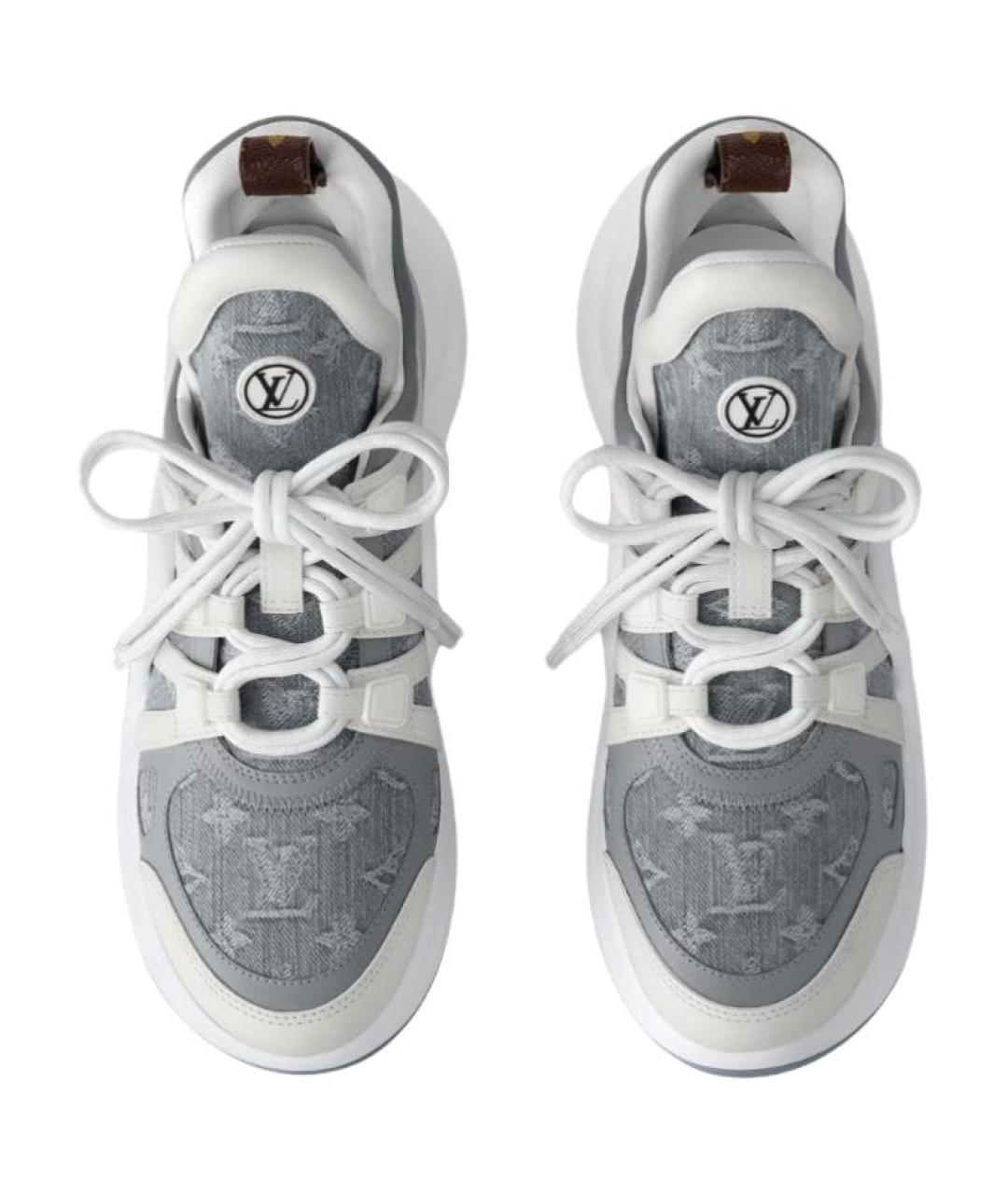 LOUIS VUITTON Синие кроссовки, фото 3