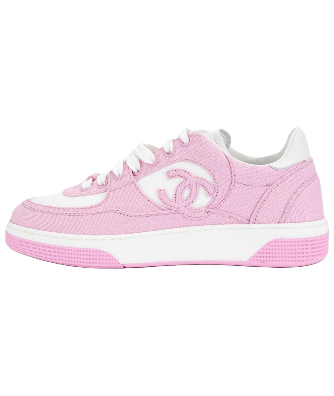 CHANEL Розовые кроссовки, фото 2