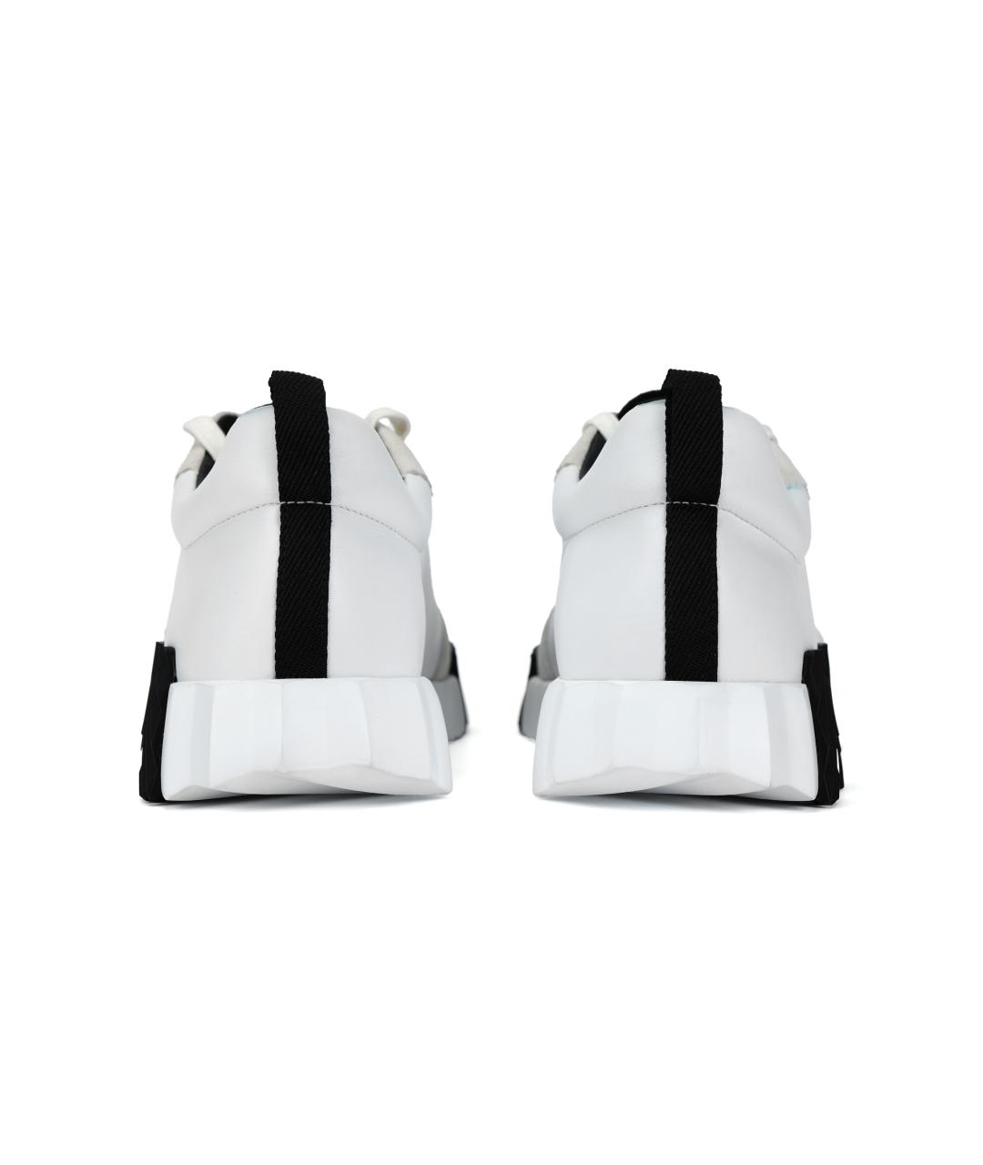 HERMES Кожаные низкие кроссовки / кеды, фото 4