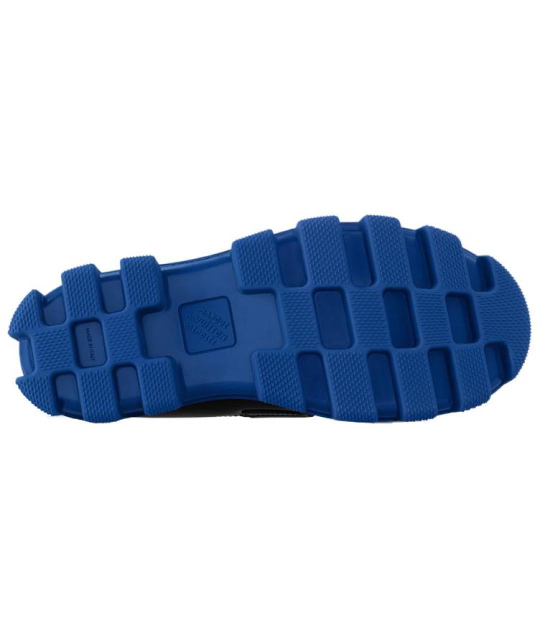 LOUIS VUITTON Черные кожаные лоферы, фото 5