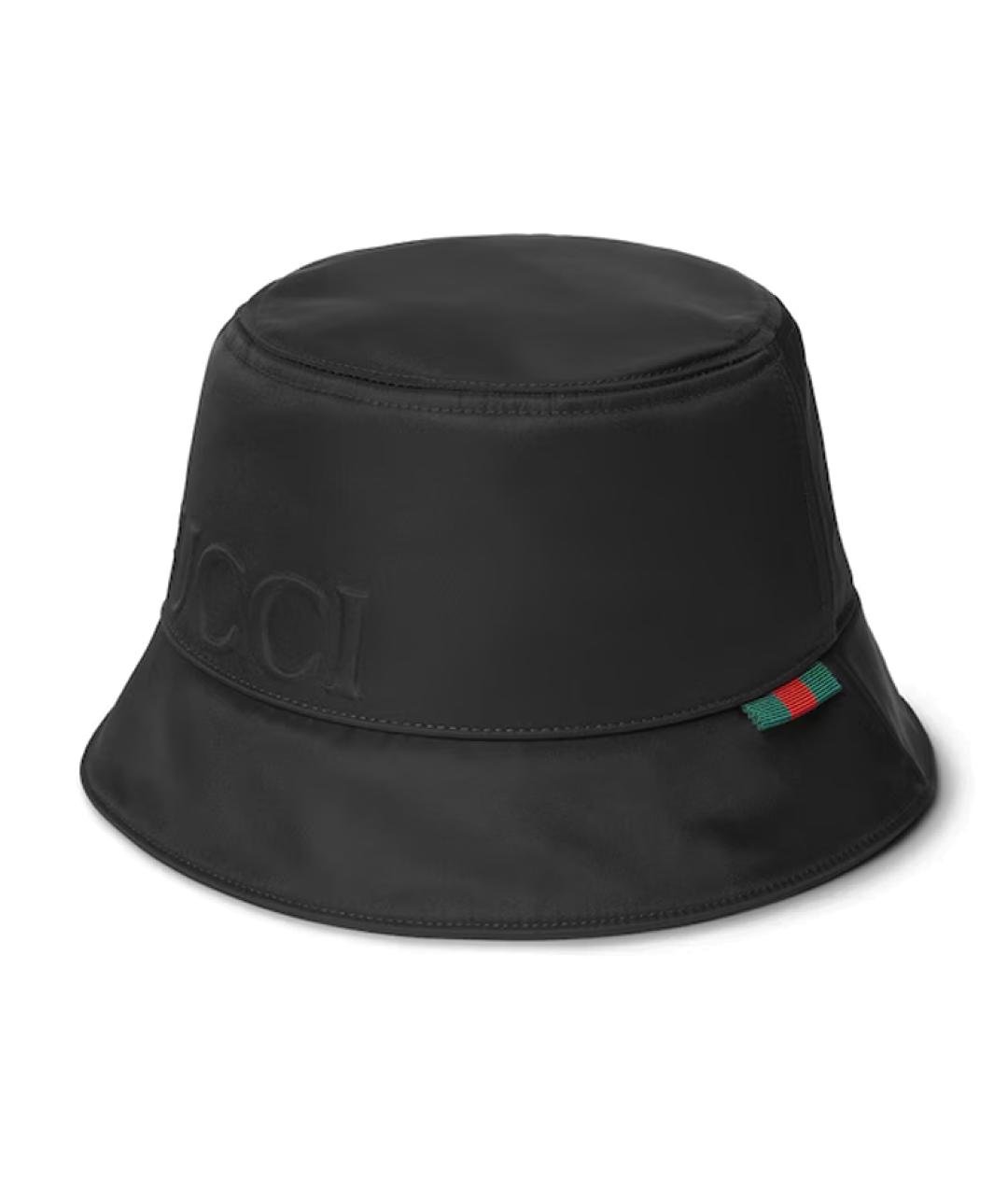 GUCCI Черная шляпа, фото 1