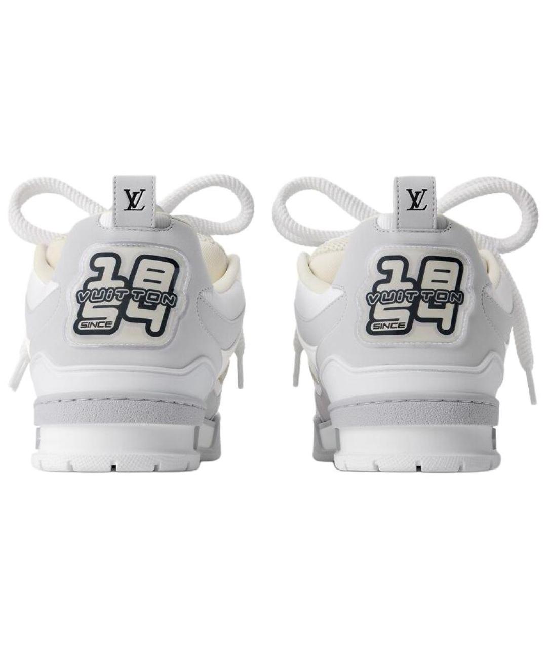 LOUIS VUITTON Серые низкие кроссовки / кеды, фото 5