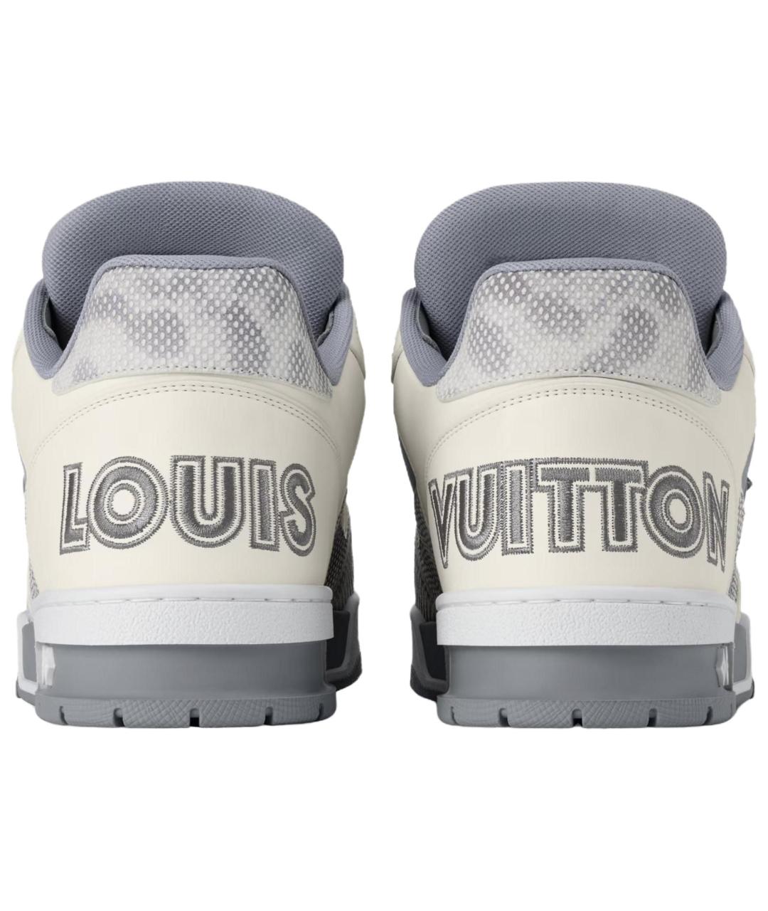 LOUIS VUITTON Серые низкие кроссовки / кеды, фото 5