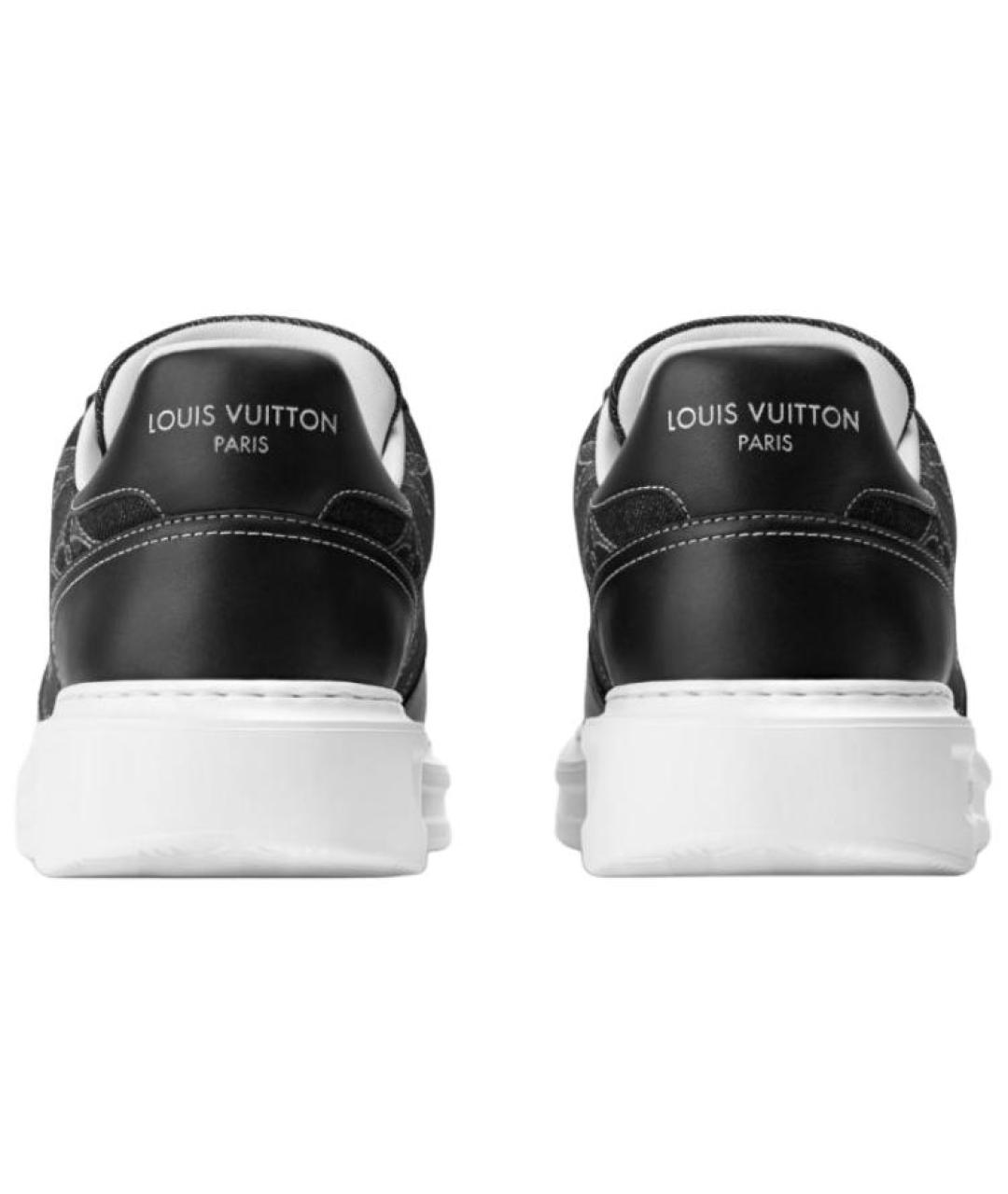 LOUIS VUITTON Черные низкие кроссовки / кеды, фото 5