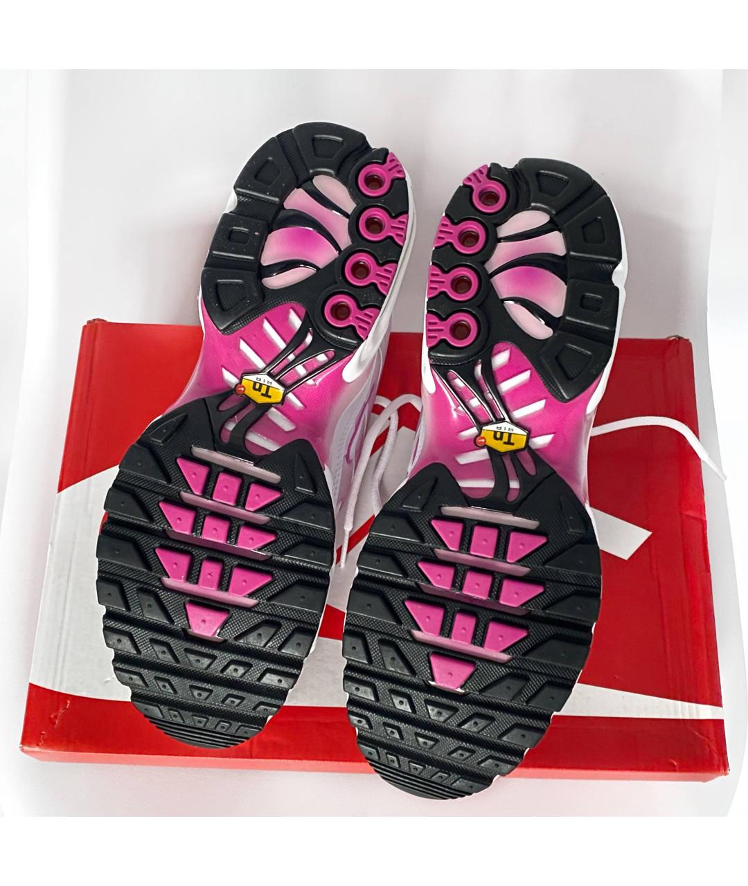 NIKE Розовые текстильные низкие кроссовки / кеды, фото 6