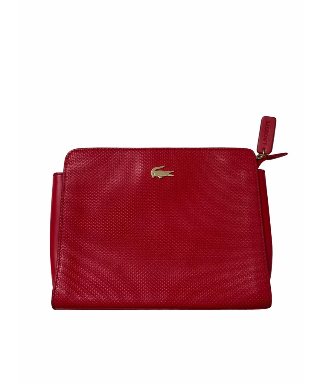 LACOSTE Красная сумка через плечо, фото 1