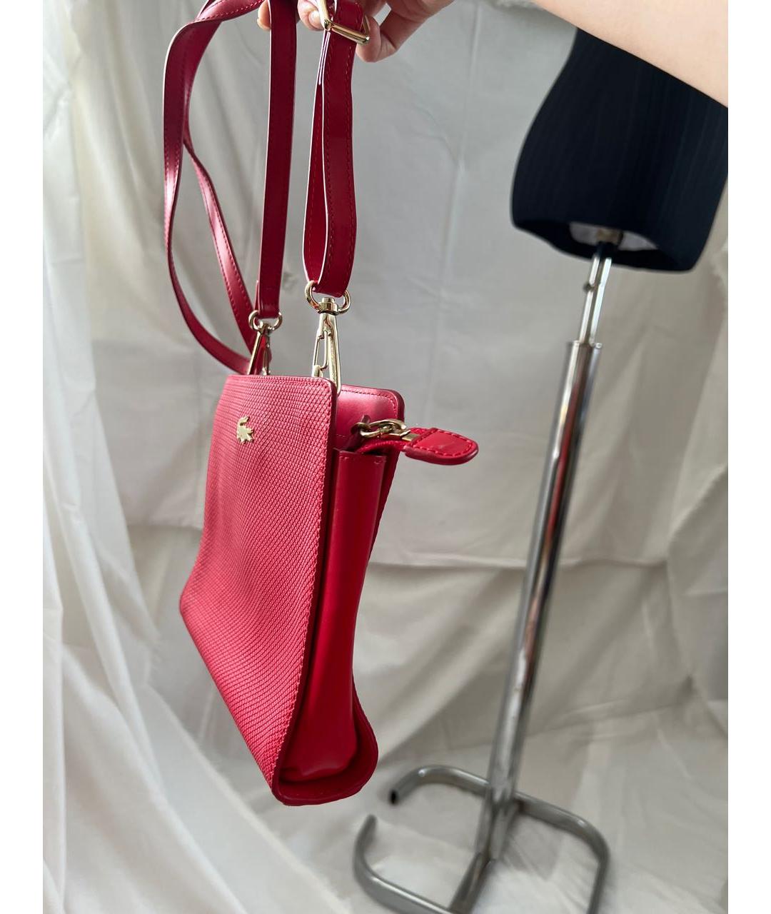 LACOSTE Красная сумка через плечо, фото 6