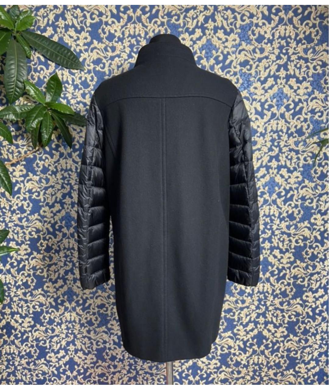 BOGNER Черное шерстяное пальто, фото 2