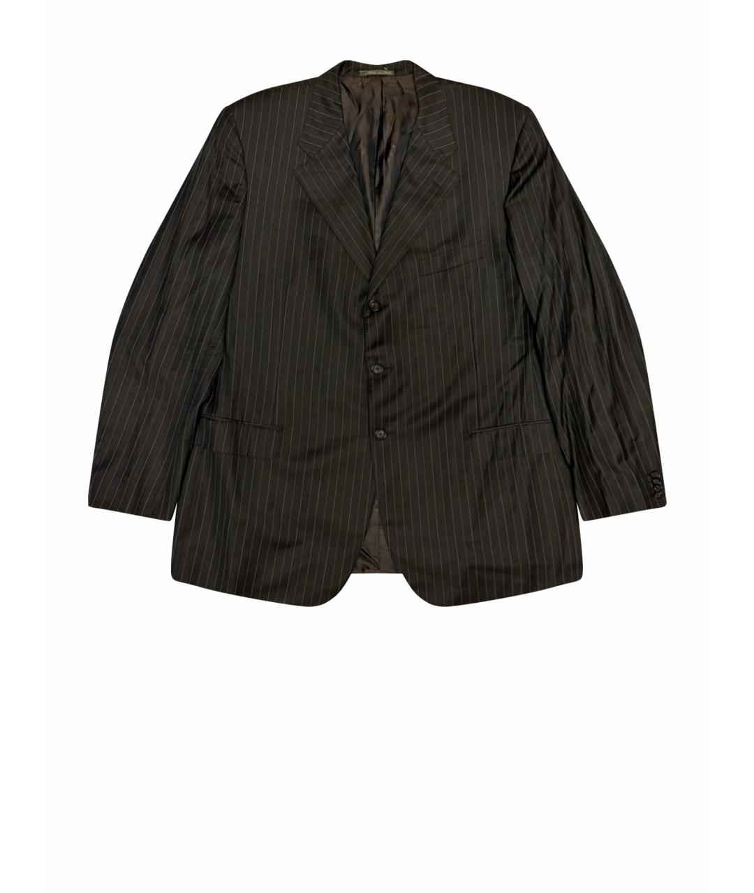 CORNELIANI Коричневый шерстяной пиджак, фото 1