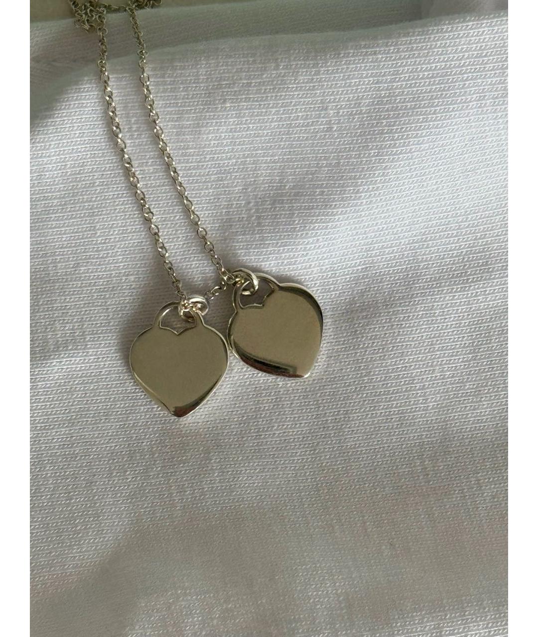 TIFFANY&CO Голубая серебряная подвеска, фото 7