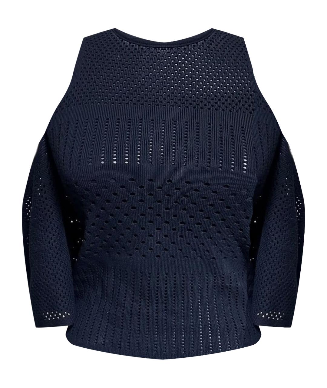 PINKO Черный вискозный джемпер / свитер, фото 1