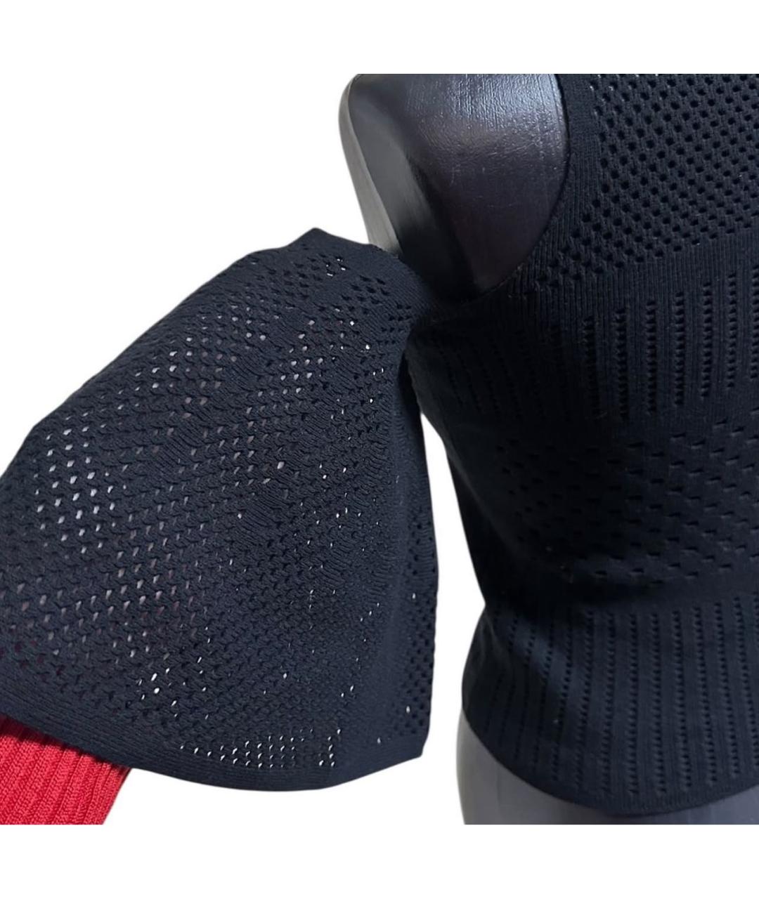 PINKO Черный вискозный джемпер / свитер, фото 7