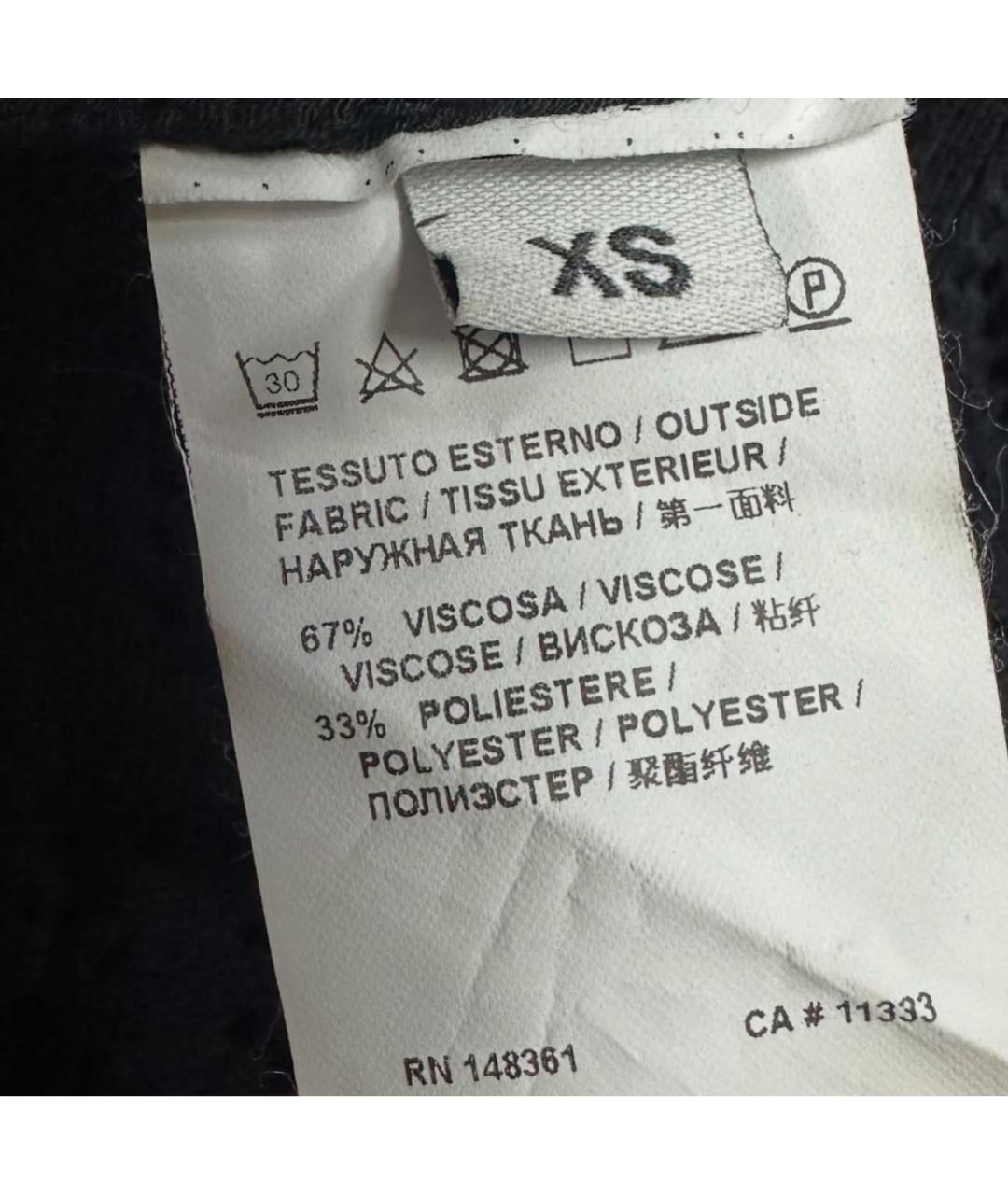 PINKO Черный вискозный джемпер / свитер, фото 5